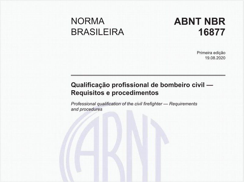 Qualificação profissional de bombeiro civil - Requisitos e procedimentos