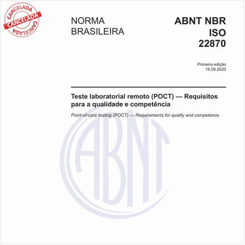 Teste laboratorial remoto (POCT) — Requisitos para a qualidade e competência