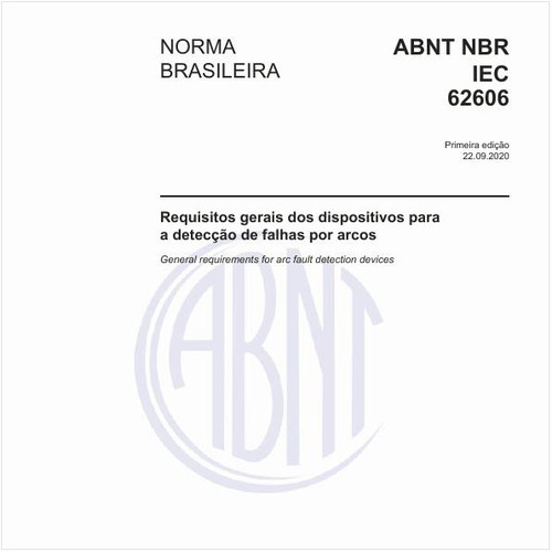 Requisitos gerais dos dispositivos para a detecção de falhas por arcos