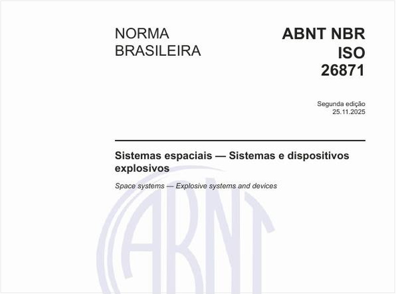 Sistemas espaciais — Sistemas e dispositivos explosivos