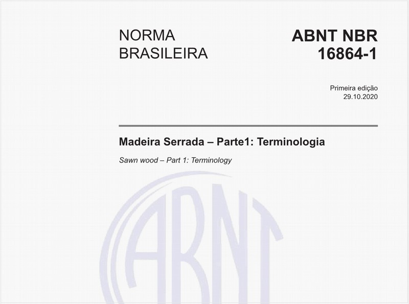 Madeira Serrada - Parte1: Terminologia