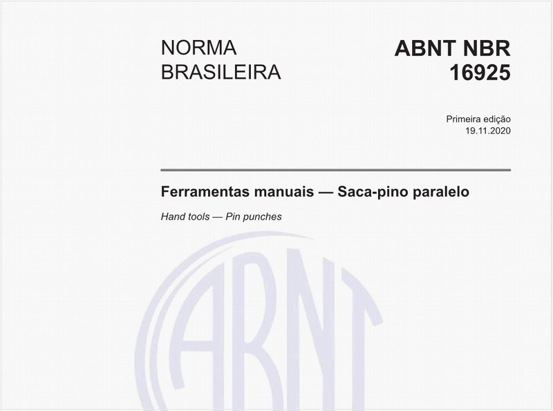 Ferramentas manuais - Saca-pino paralelo