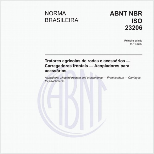 Tratores agrícolas de rodas e acessórios — Carregadores frontais — Acopladores para acessórios