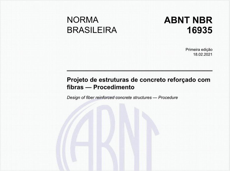 Projeto de estruturas de concreto reforçado com fibras — Procedimento