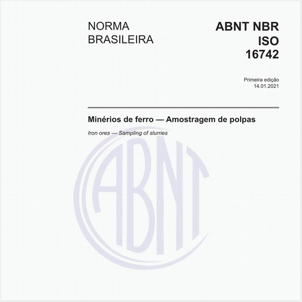 Minérios de ferro - Amostragem de polpas