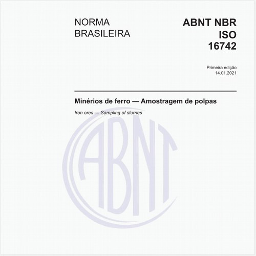 Minérios de ferro - Amostragem de polpas