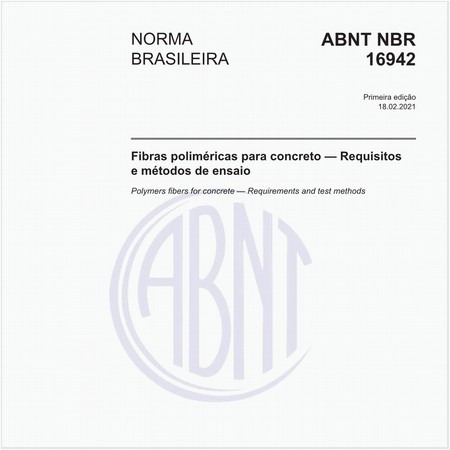 Fibras poliméricas para concreto — Requisitos e métodos de ensaio