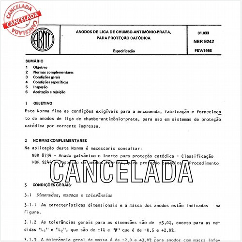 Anodos de liga de chumbo-antimônio-prata para proteção catódica