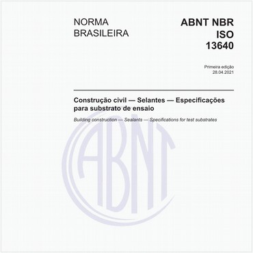 NBRISO13640 de 04/2021