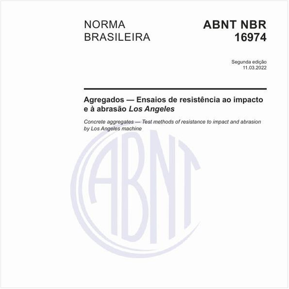 Agregado graúdo - Ensaio de abrasão Los Angeles