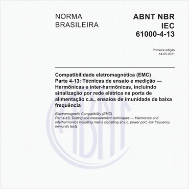 NBRIEC61000-4-13 de 05/2021