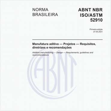 NBRISO/ASTM52910 de 05/2021