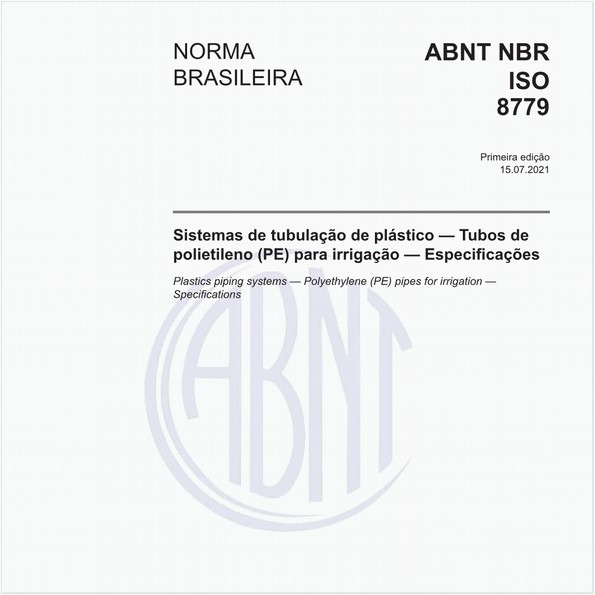 Sistemas de tubulação de plástico - Tubos de polietileno (PE) para irrigação - Especificações