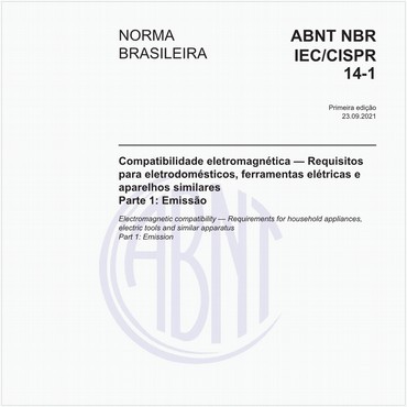 NBRIEC/CISPR14-1 de 09/2021