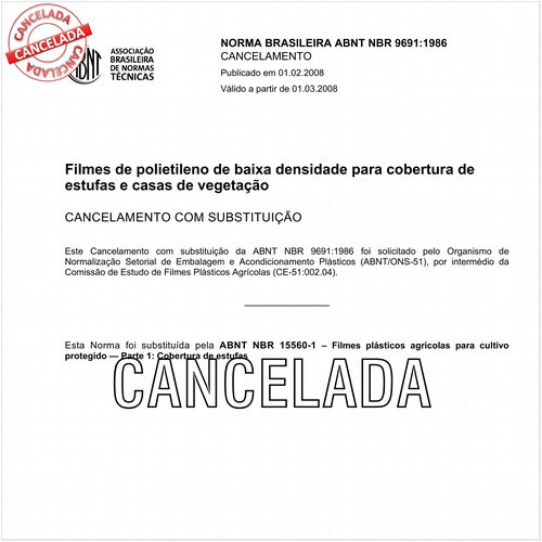 Filmes de polietileno de baixa densidade para cobertura de estufas e casas de vegetação