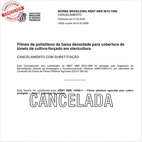 Filmes de polietileno de baixa densidade para cobertura de túneis de cultivo-forçado em olericultura