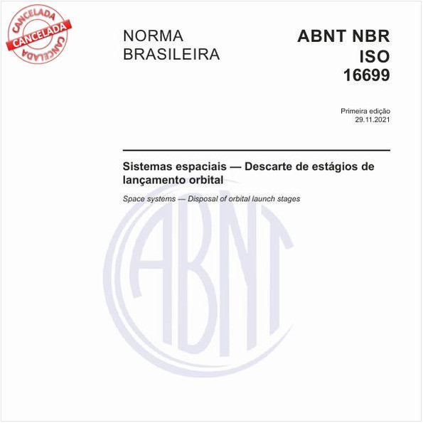 Sistemas espaciais — Descarte de estágios de lançamento orbital