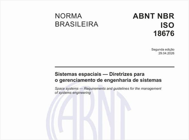 Sistemas espaciais — Diretrizes para o gerenciamento de engenharia de sistemas