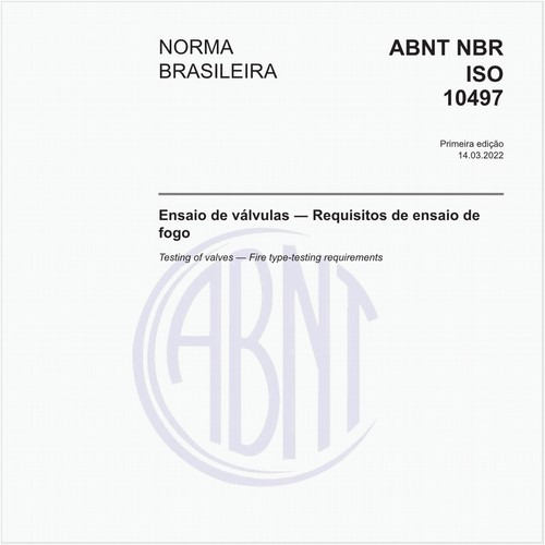 Ensaio de válvulas - Requisitos de ensaio de fogo