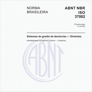 NBRISO37002 de 03/2022