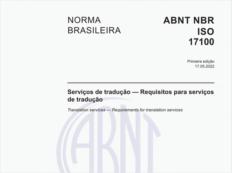 Serviços de tradução - Requisitos para serviços de tradução