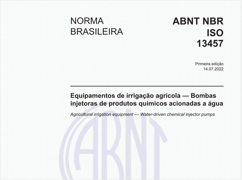 Equipamentos de irrigação agrícola - Bombas injetoras de produtos químicos acionadas a água