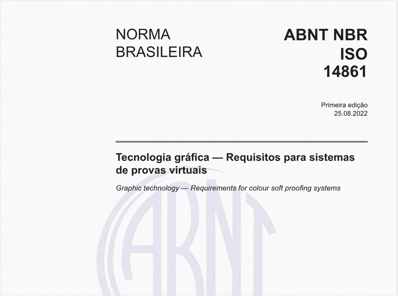 Tecnologia gráfica - Requisitos para sistemas de provas virtuais