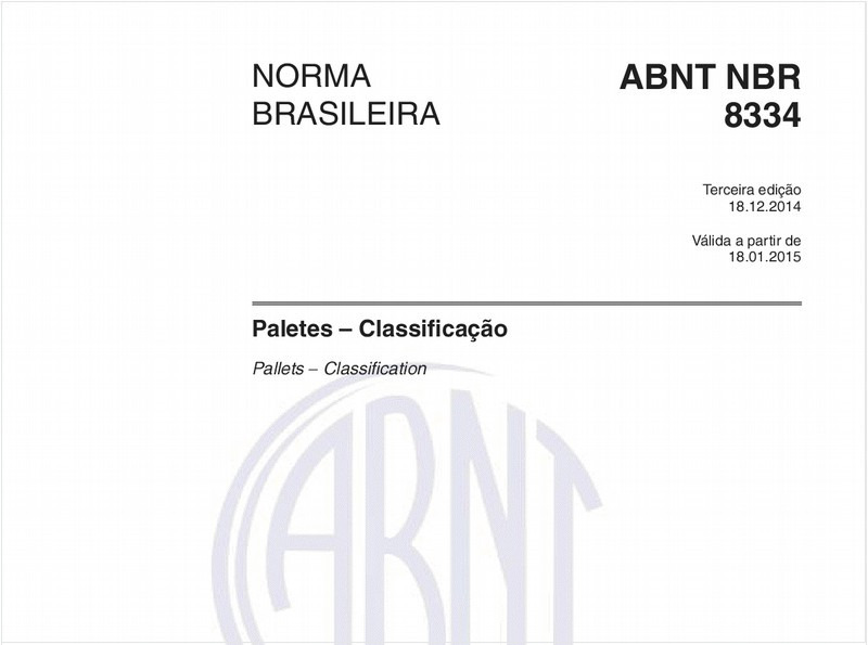 Paletes – Classificação