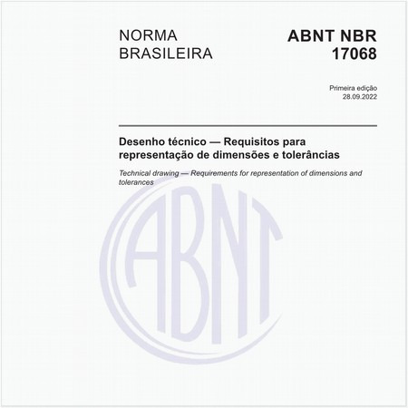Desenho técnico - Requisitos para representação de dimensões e tolerâncias