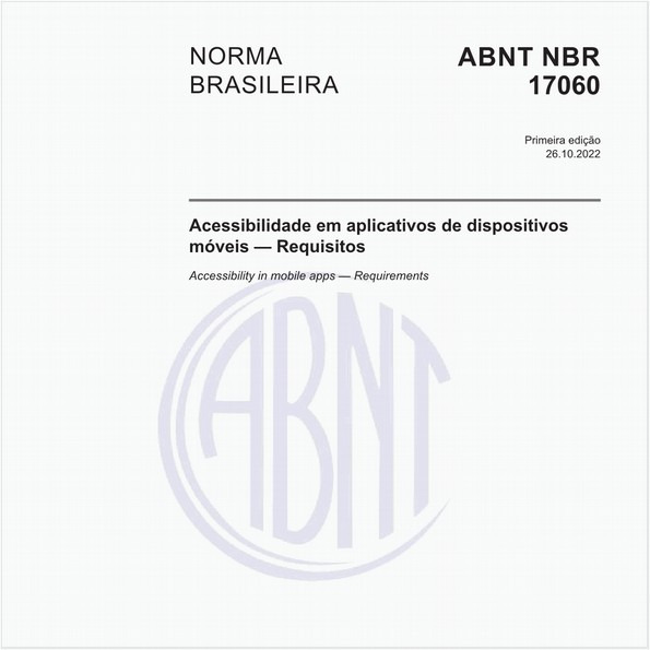 Acessibilidade em aplicativos de dispositivos móveis - Requisitos