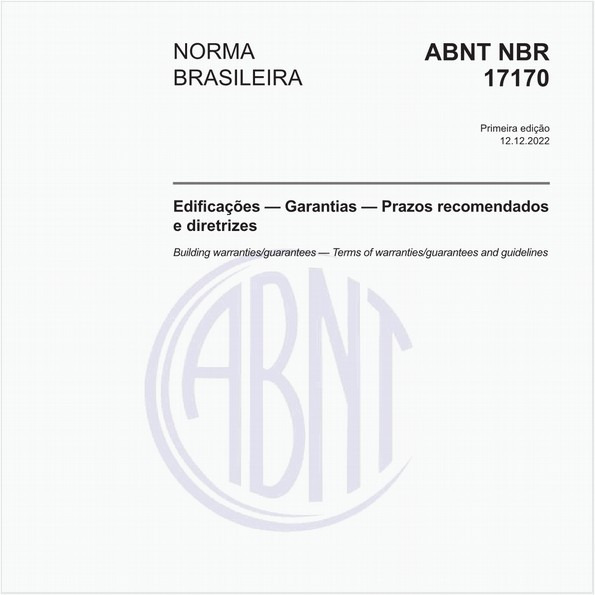 Edificações - Garantias - Prazos recomendados e diretrizes