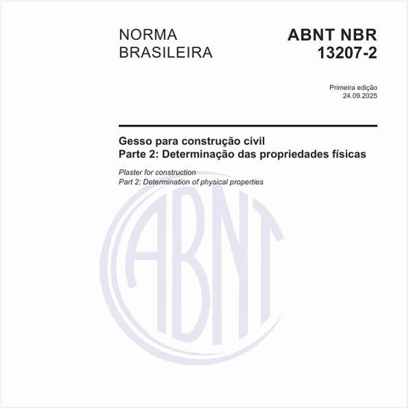 Gesso para construção civil - Parte 2: Determinação das propriedades físicas