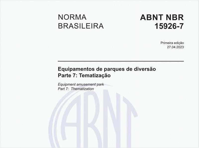 Equipamentos de parques de diversão - Parte 7: Tematização