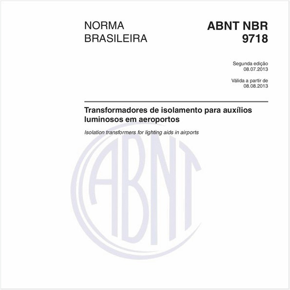 Transformadores de isolamento para auxílios luminosos em aeroportos