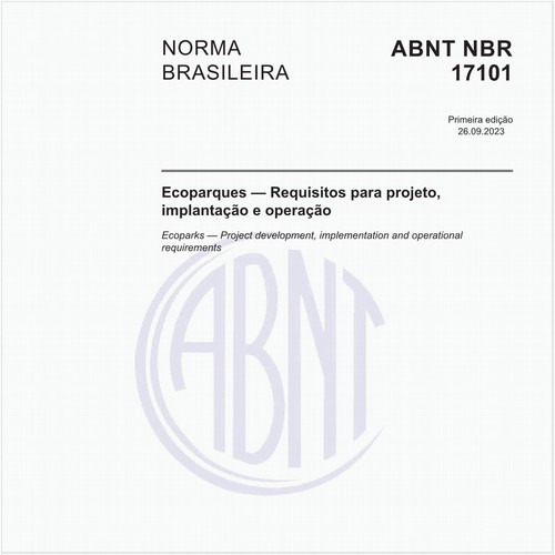 Ecoparques — Requisitos para projeto, implantação e operação
