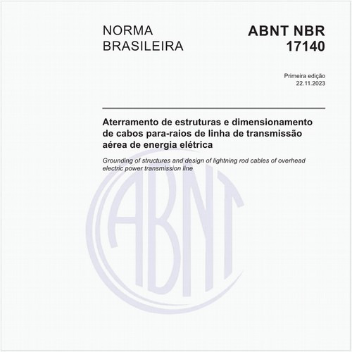 Aterramento de estruturas e dimensionamento de cabos para-raios de linha de transmissão aérea de energia elétrica