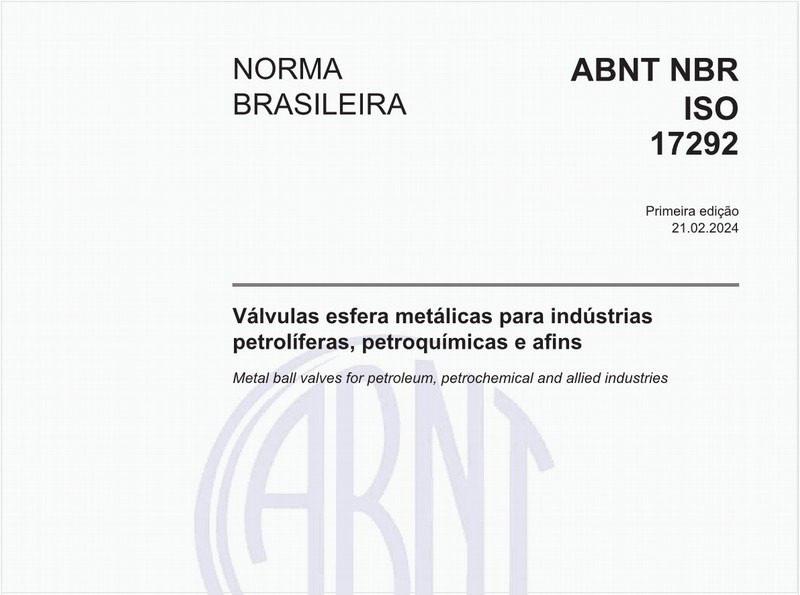 Válvulas esfera metálicas para indústrias petrolíferas, petroquímicas e afins