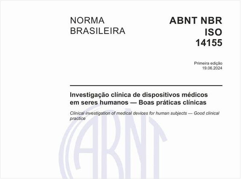 Investigação clínica de dispositivos médicos em seres humanos — Boas práticas clínicas