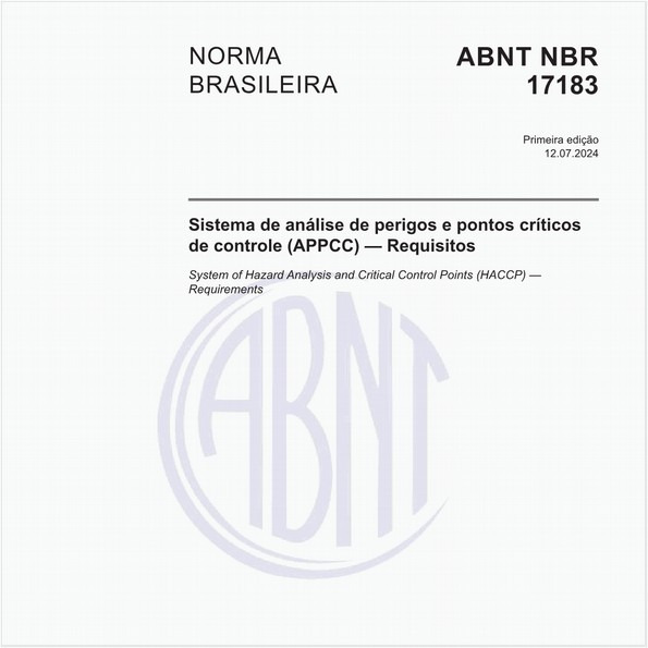 Sistema de análise de perigos e pontos críticos de controle (APPCC) — Requisitos