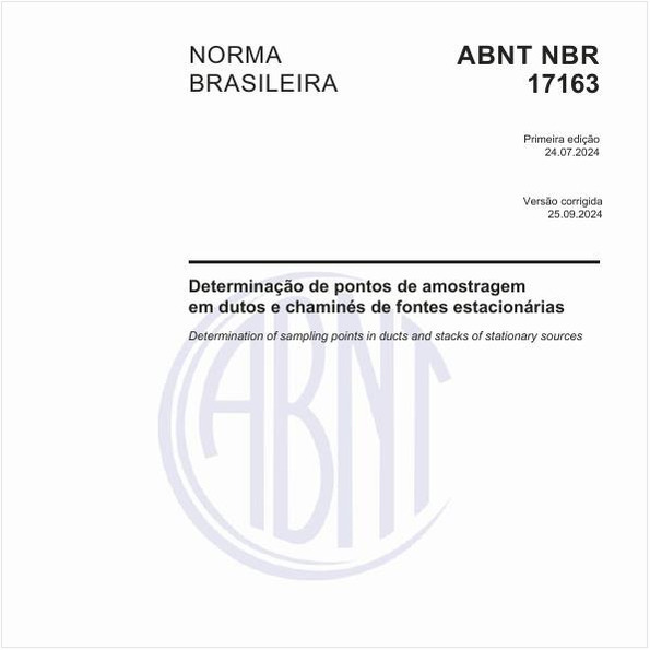 Determinação de pontos de amostragem em dutos e chaminés de fontes estacionárias