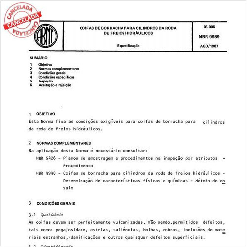 Coifas de borracha para cilindros da roda de freios hidráulicos