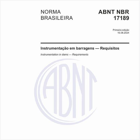 Instrumentação em barragens — Requisitos
