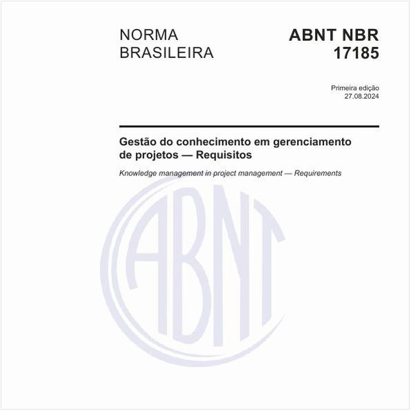 Gestão do conhecimento em gerenciamento de projetos — Requisitos