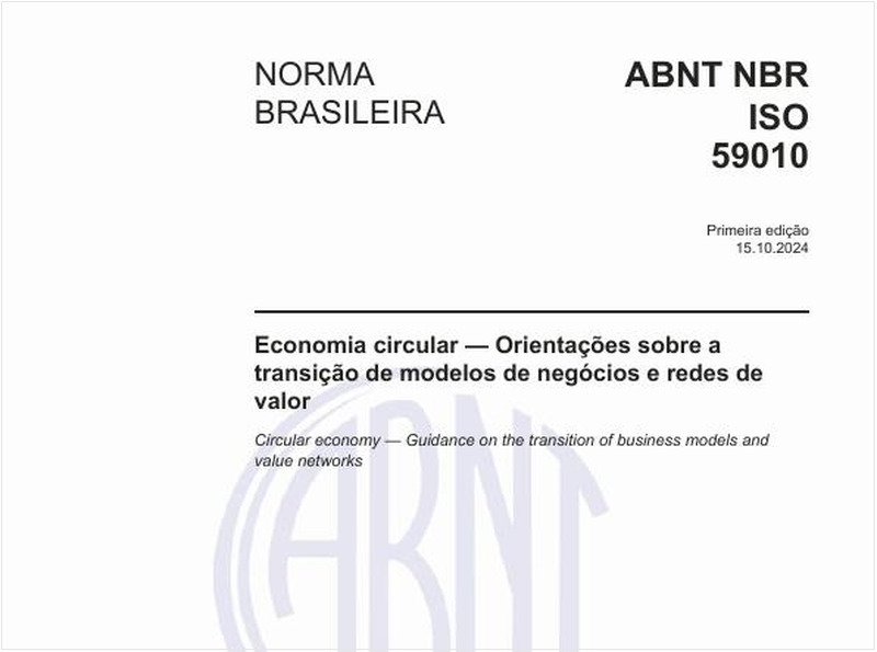 Economia circular — Orientações sobre a transição de modelos de negócios e redes de valor