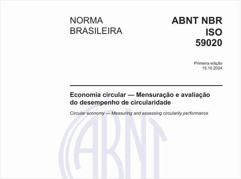 Economia circular — Mensuração e avaliação do desempenho de circularidade