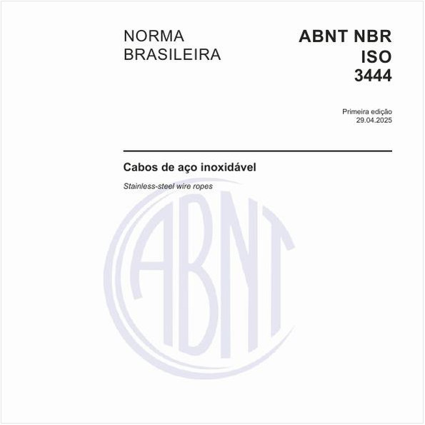 Cabos de aço inoxidável