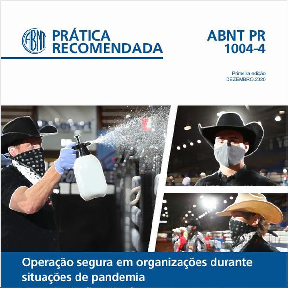 Operação segura em organizações durante situações de pandemia - Parte 4: Realização de eventos equestres — Provas equestres, montaria e exposições agropecuárias