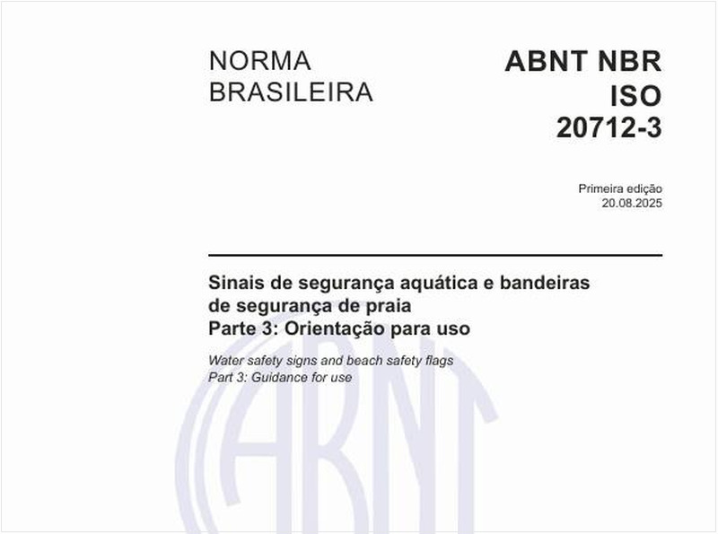 Sinais de segurança aquática e bandeiras de segurança de praia - Parte 3: Orientação para uso