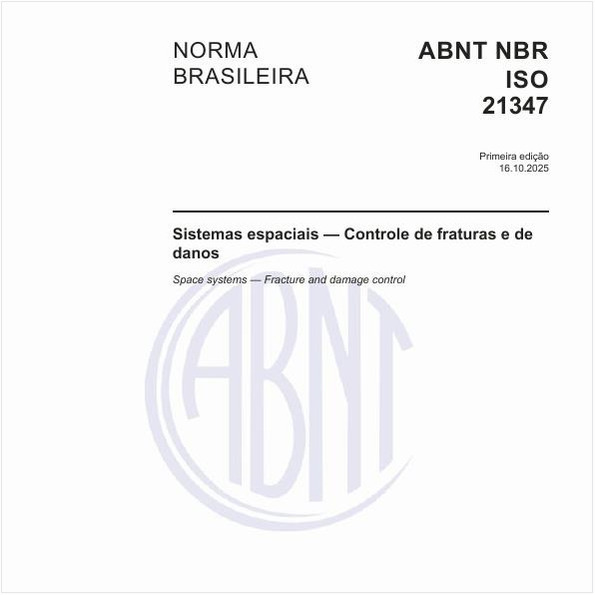 Sistemas espaciais — Controle de fraturas e de danos