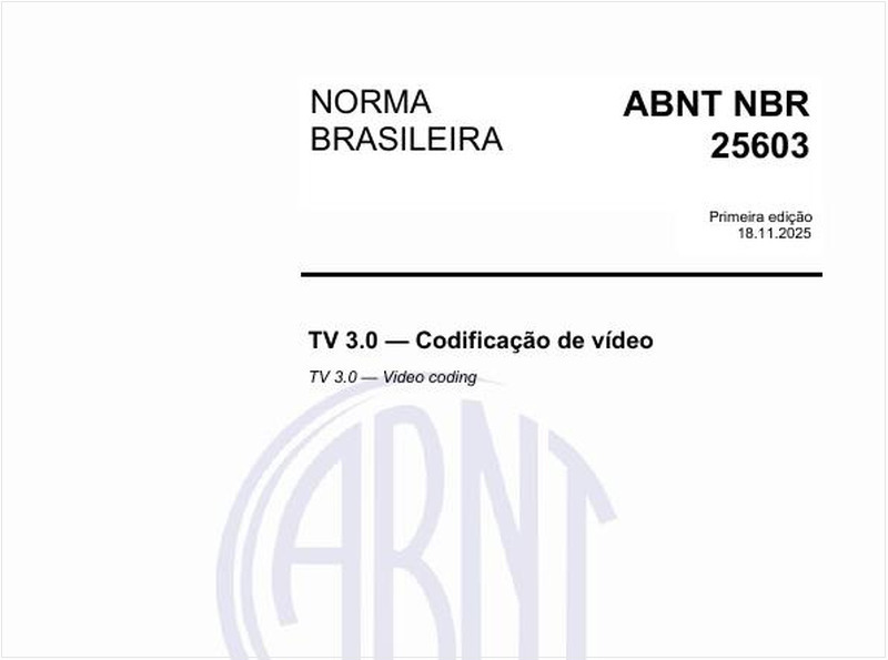 TV 3.0 — Codificação de vídeo